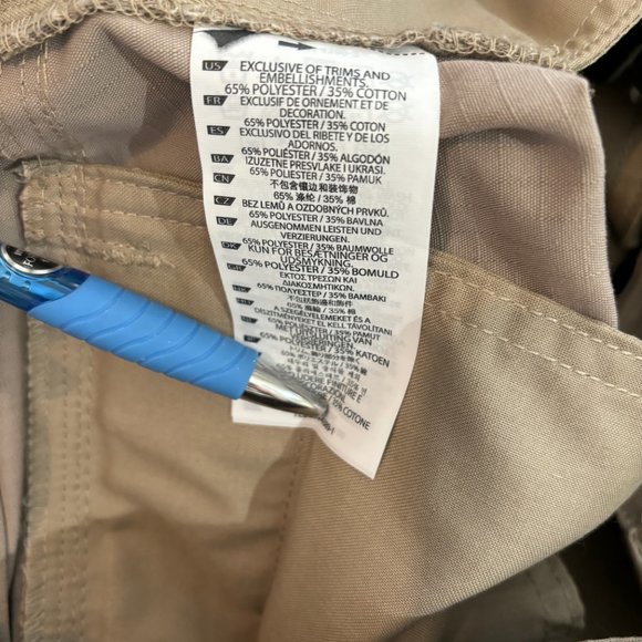 5.11 Tactical Khaki Stryke Covert Cargo Capris Womens Size 10L NWT - Picture 13 of 15